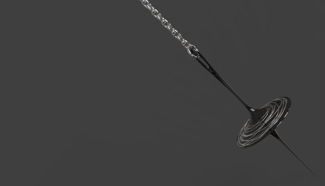 The pendulum mid-swing