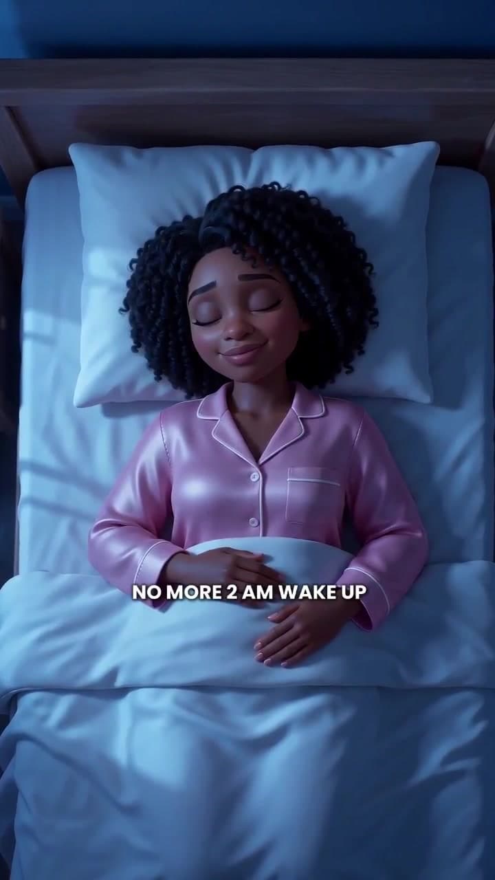 She sleeps peacefully through the night